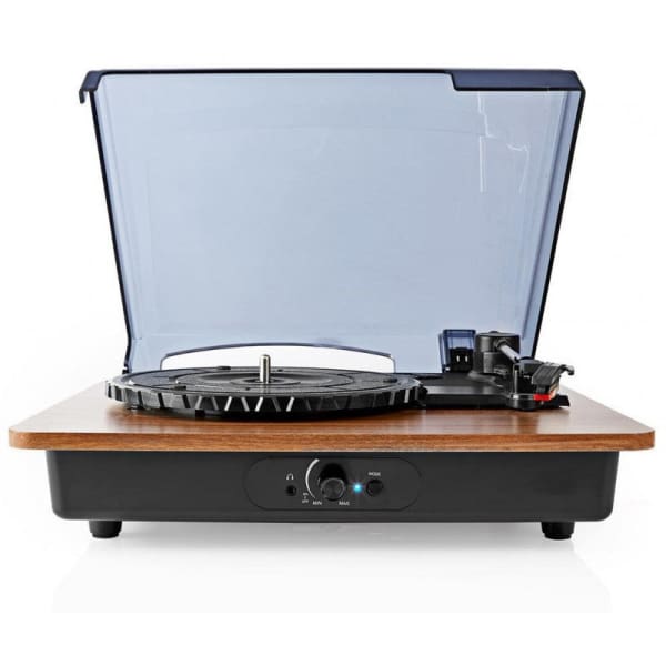 Platine vinyle Bluetooth NEDIS Marron (TURN200BN) Platine vinyle Bluetooth NEDIS Marron (TURN200BN)